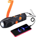 Emergency Hand Crank Radio Portable AM FM NOAA Weather Radio with Flashlight and SOS Alarm