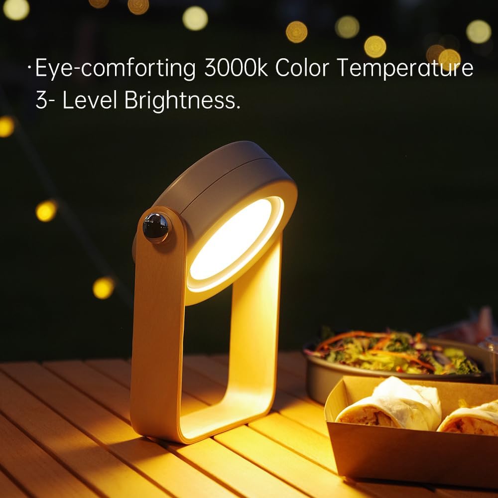 Collapsible LED Rechargeable Camping Lantern Portable Touch Light and Emergency Flashlight